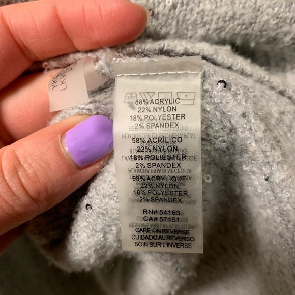 Karl Lagerfeld sequins sweater size large - Picture 6 of 11
